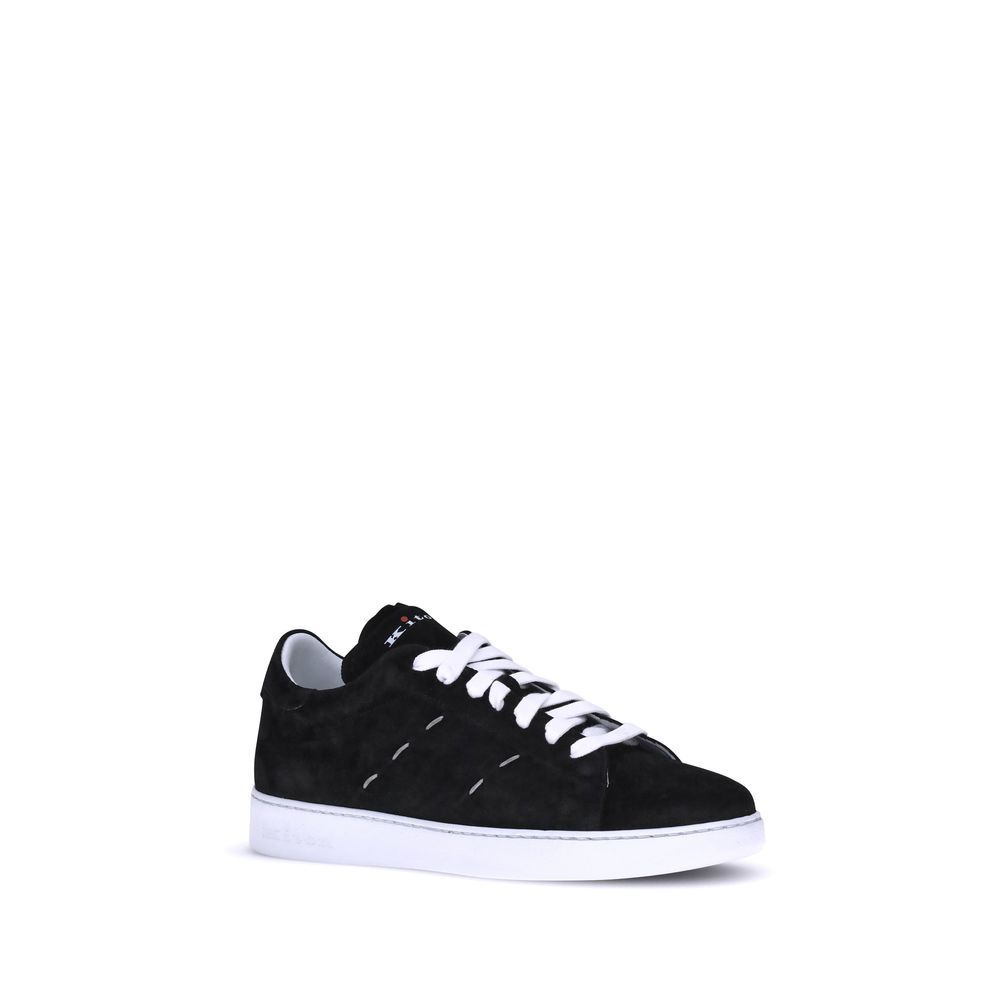 Baskets Kiton en cuir blanches