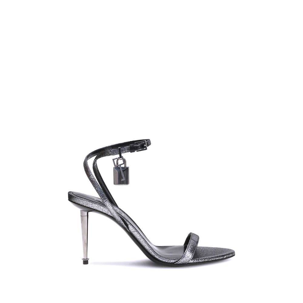 Sandales Tom Ford Padlock noires