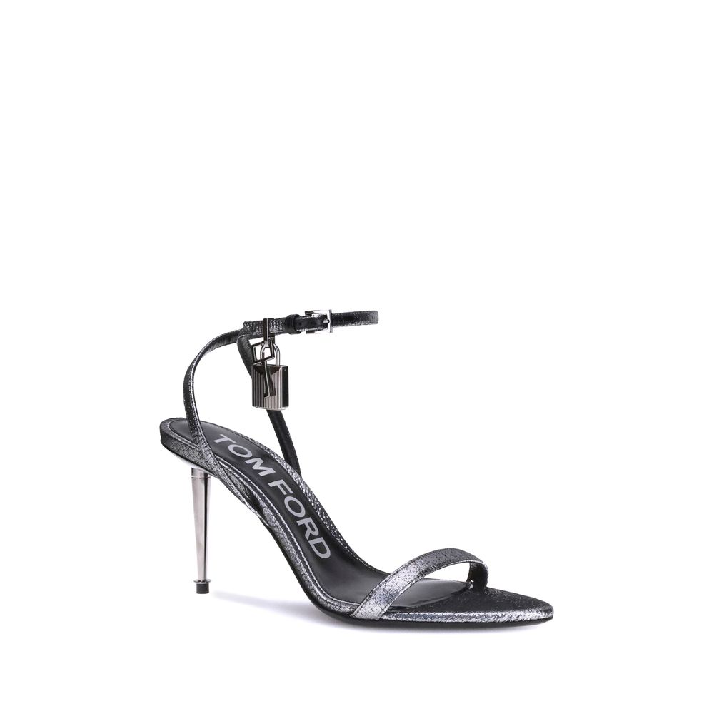 Sandales Tom Ford Padlock noires