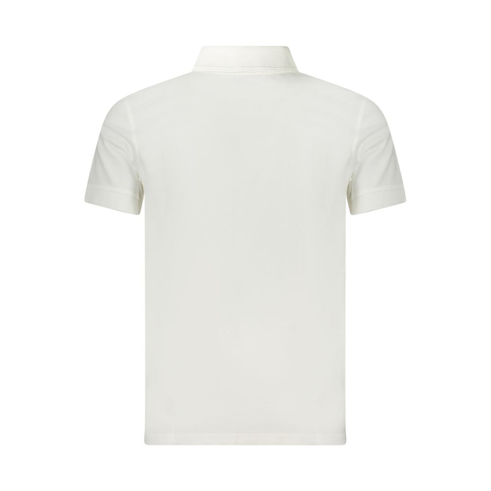 Polo Balmain à manches courtes blanc