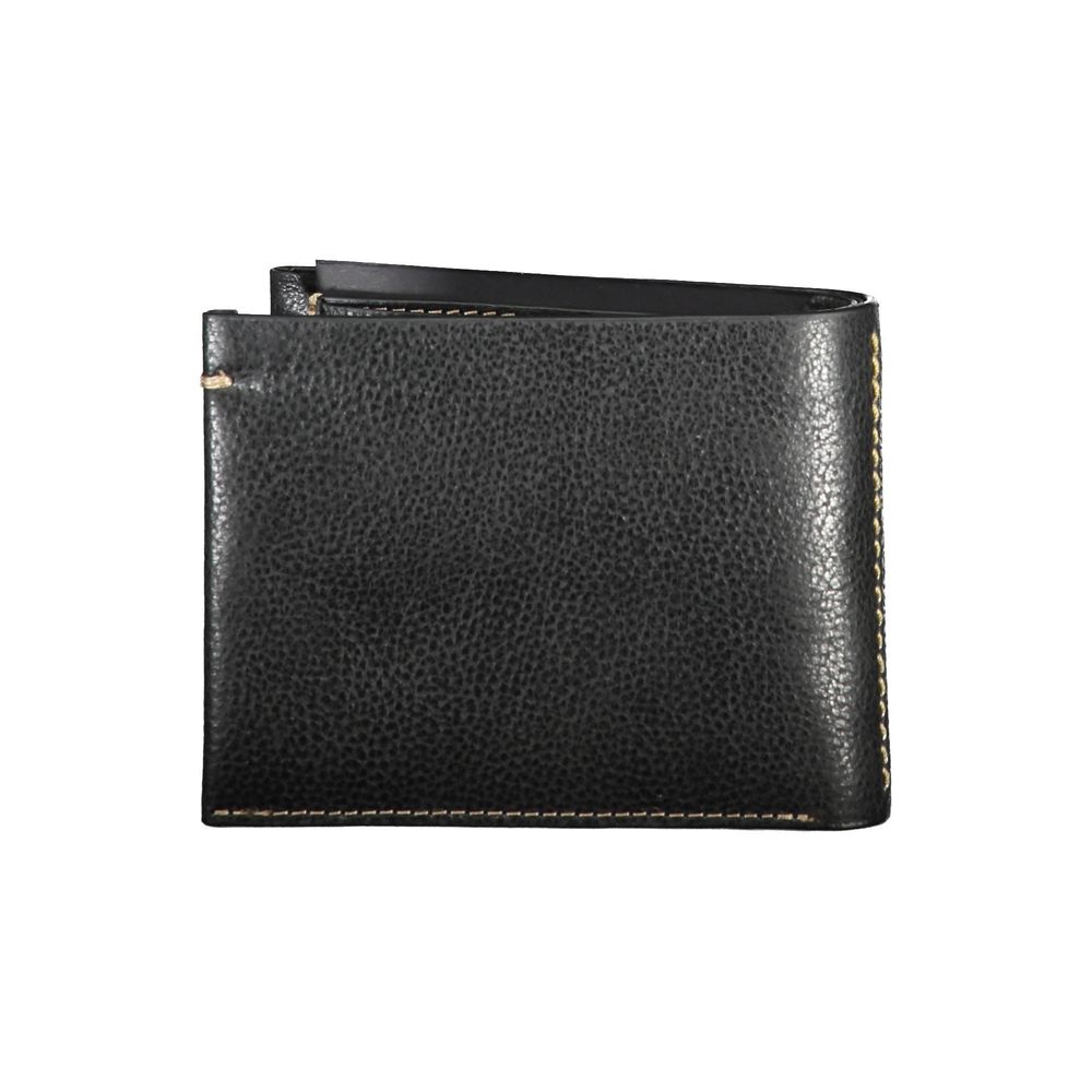 Portefeuille en cuir noir