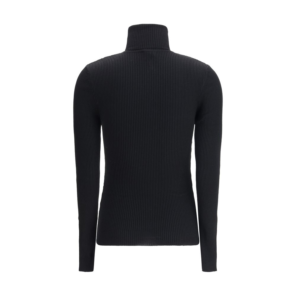 Jersey Wolford à col roulé noir