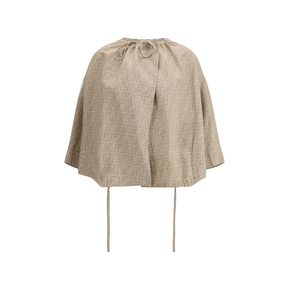 Veste Fendi oversize bleue