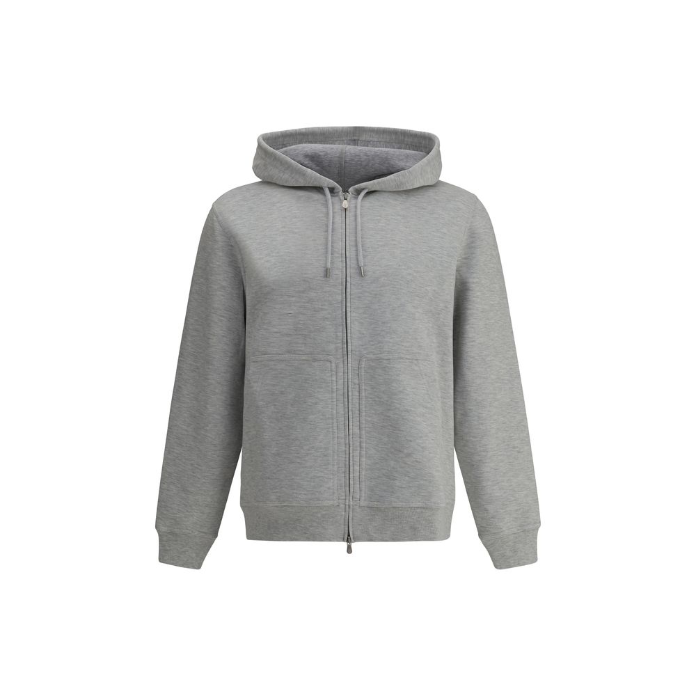 Hoodie Brunello Cucinelli monochrome noir