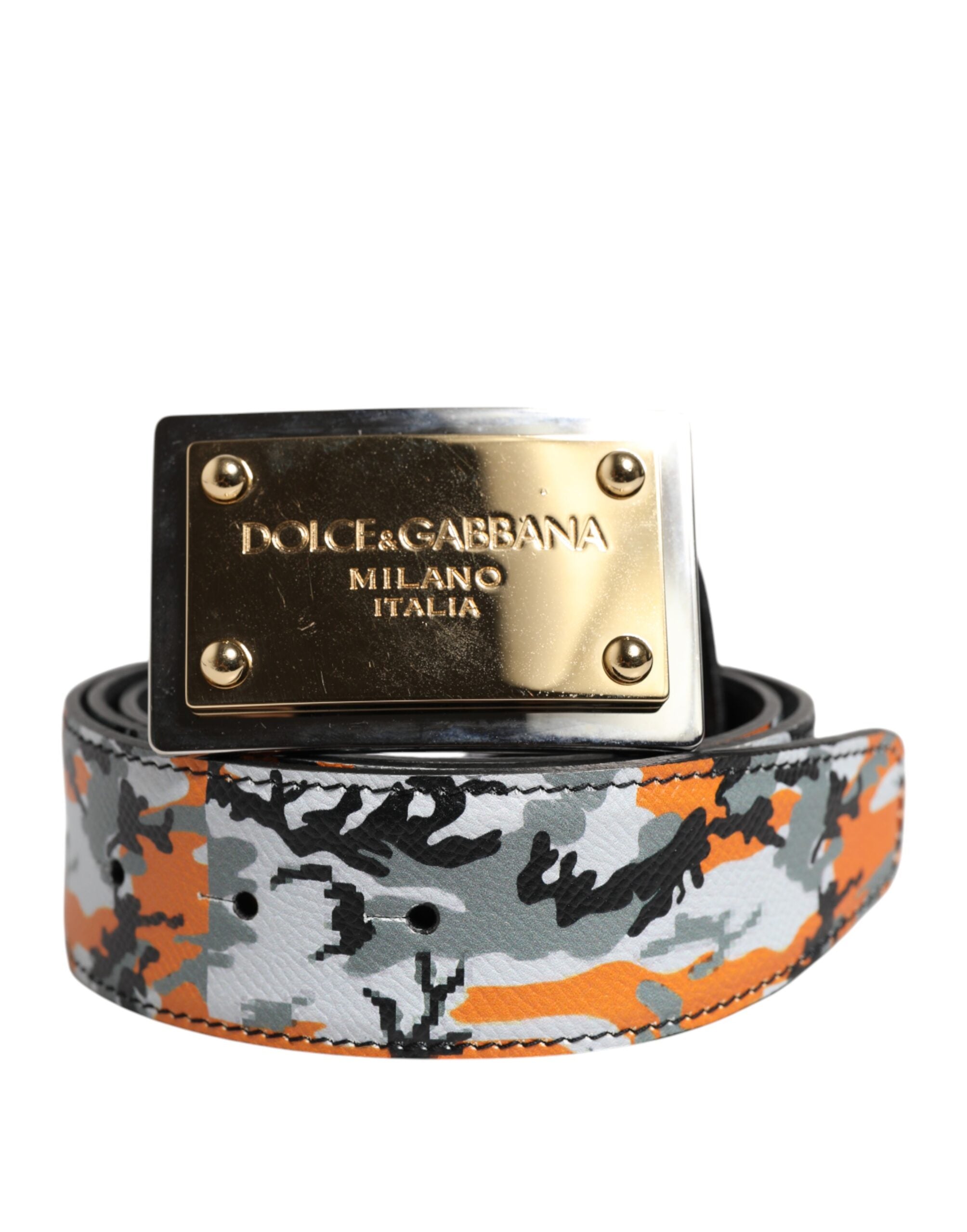 Ceinture Dolce & Gabbana camouflage multicolore