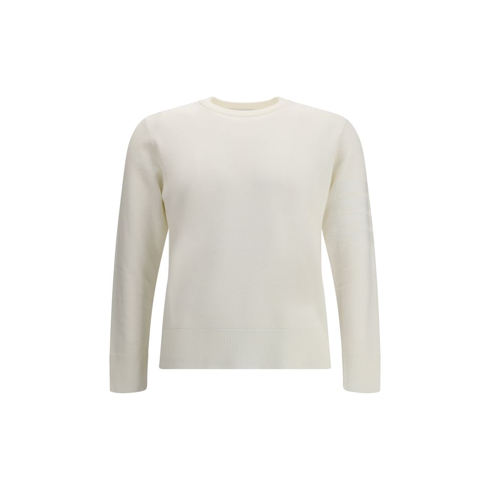 Pull Thom Browne rayé gris