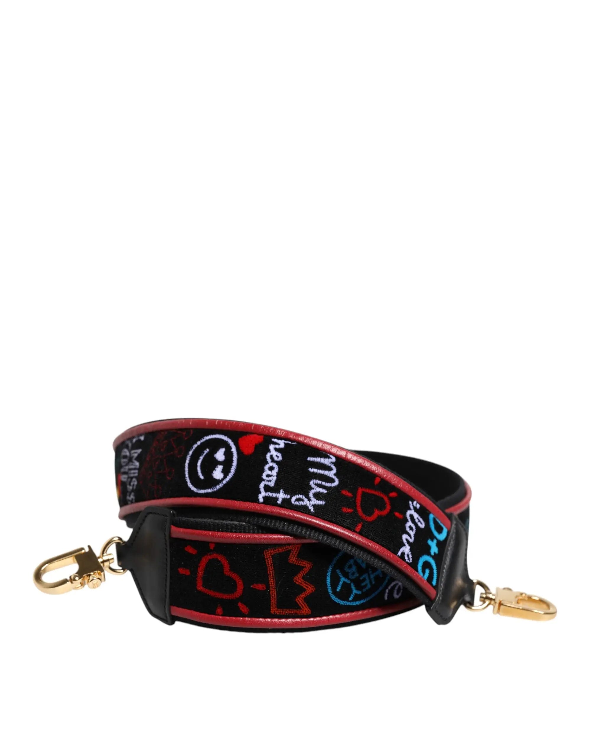 Sangle Dolce & Gabbana noire multicolore Dolce & Gabbana
