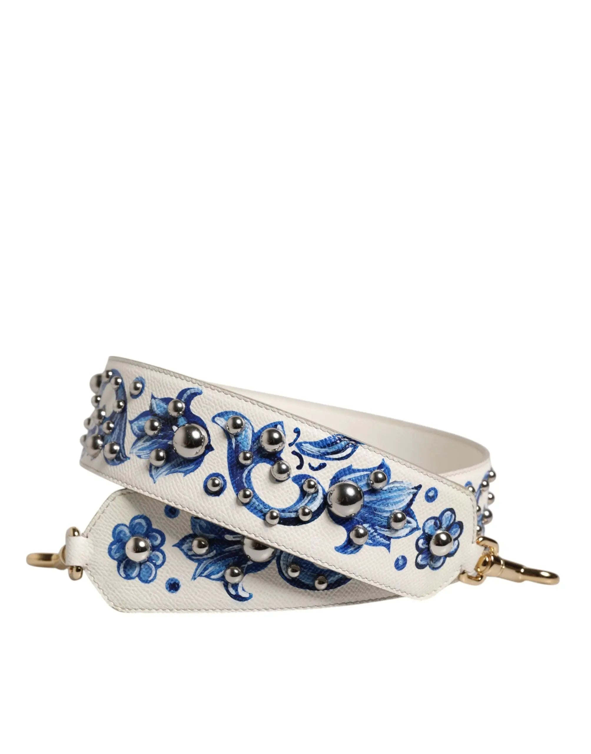Bandoulière Dolce & Gabbana florale blanche Dolce & Gabbana