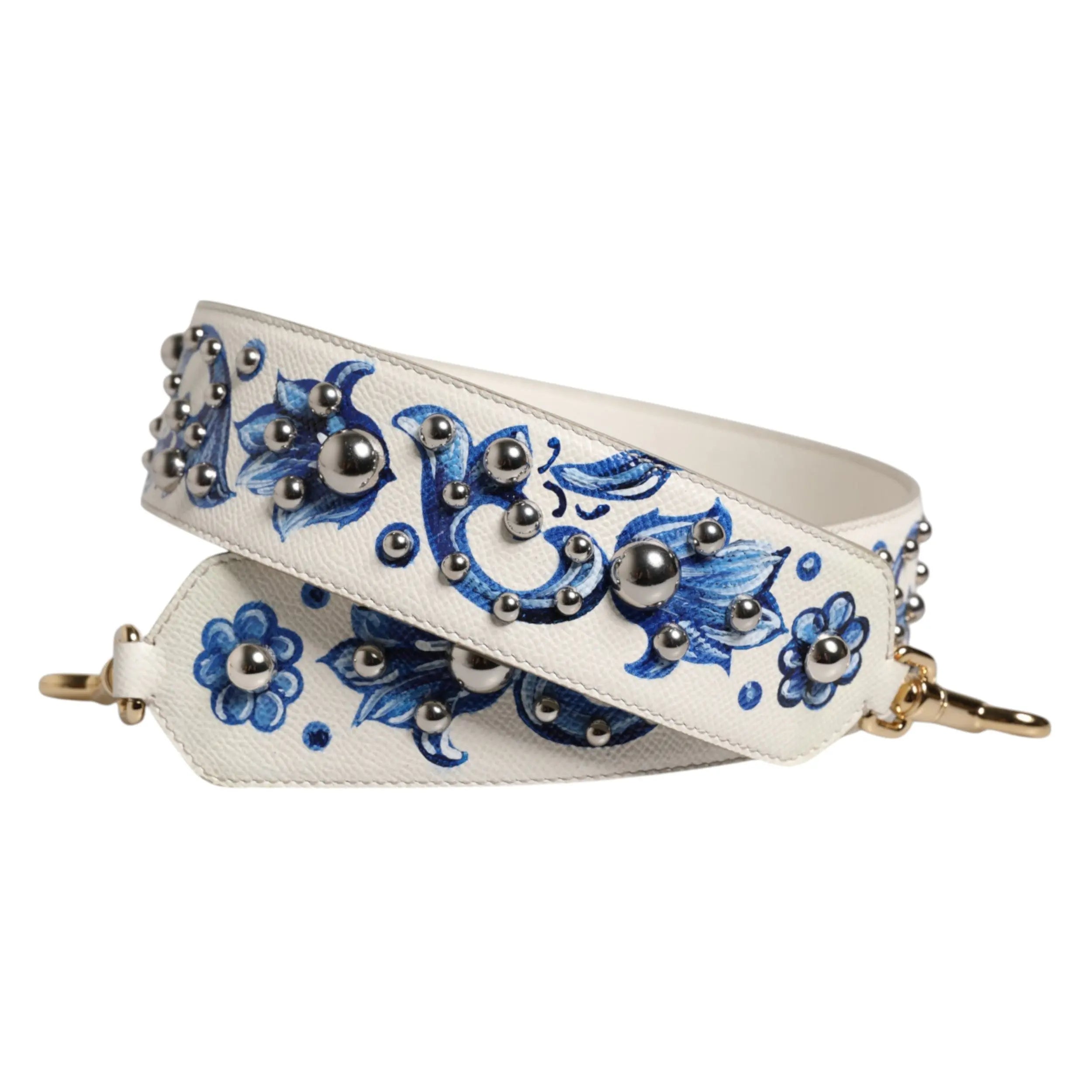 Bandoulière Dolce & Gabbana florale blanche Dolce & Gabbana
