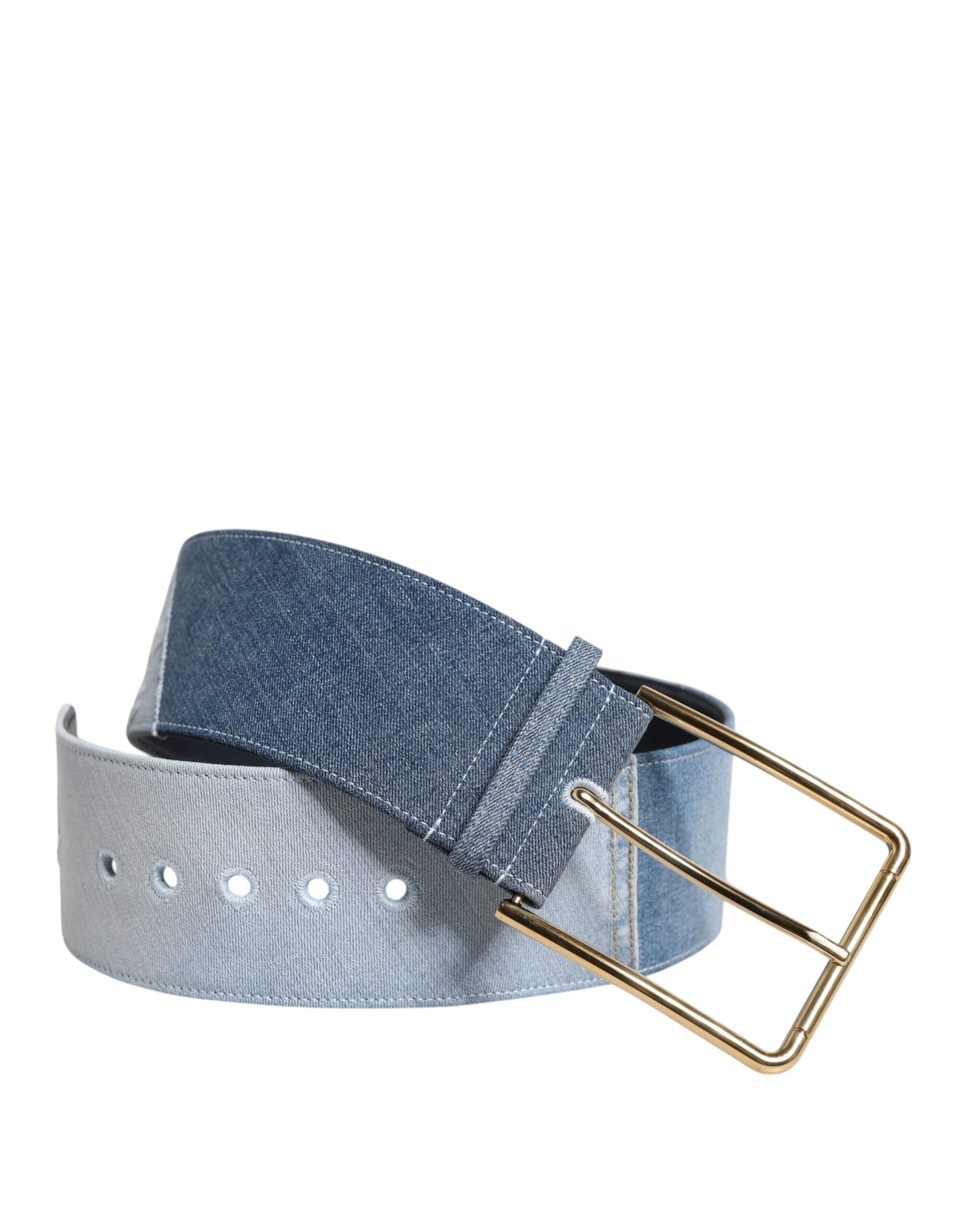 Ceinture Dolce & Gabbana bleu bicolore
