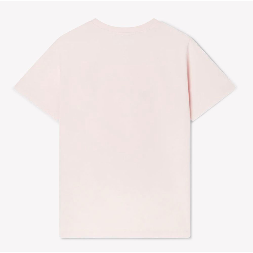 T-shirt Casablanca tennis club rose pâle