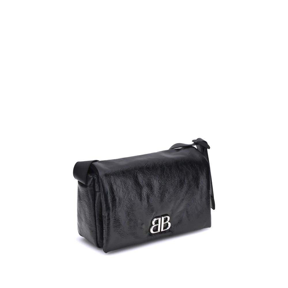 Sac à bandoulière Balenciaga Monaco noir