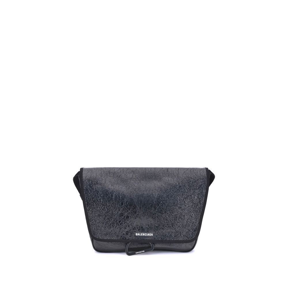 Sac à bandoulière Balenciaga Explorer noir
