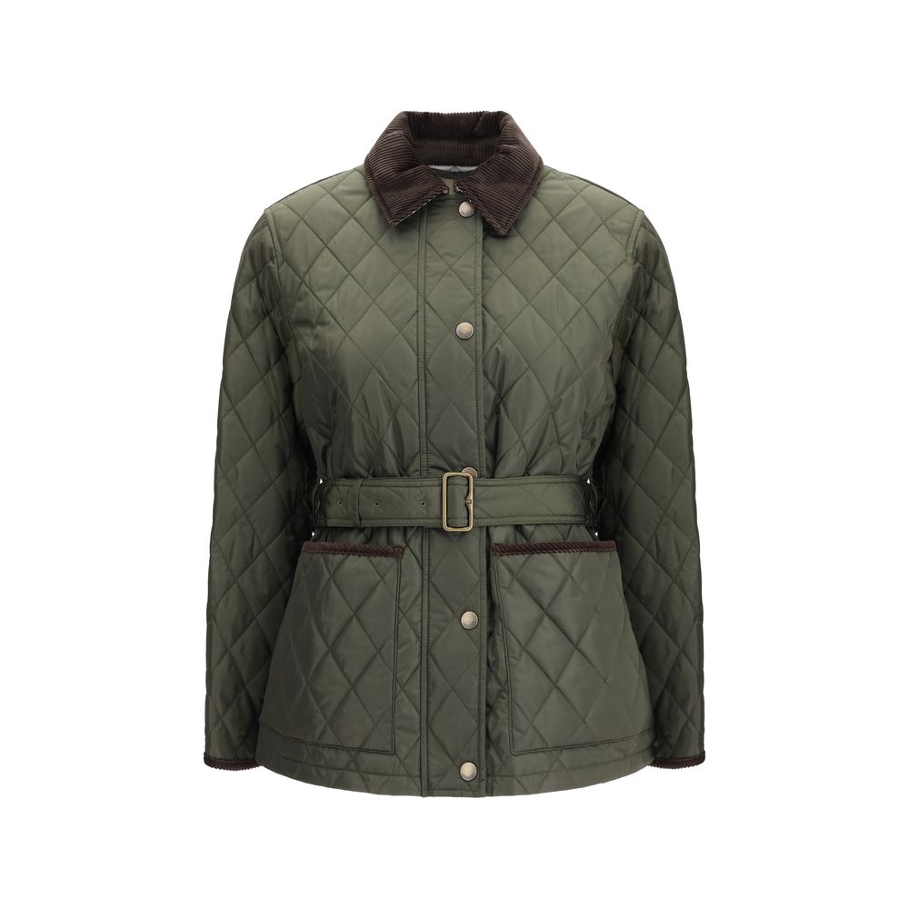 Veste Burberry quiltée noire
