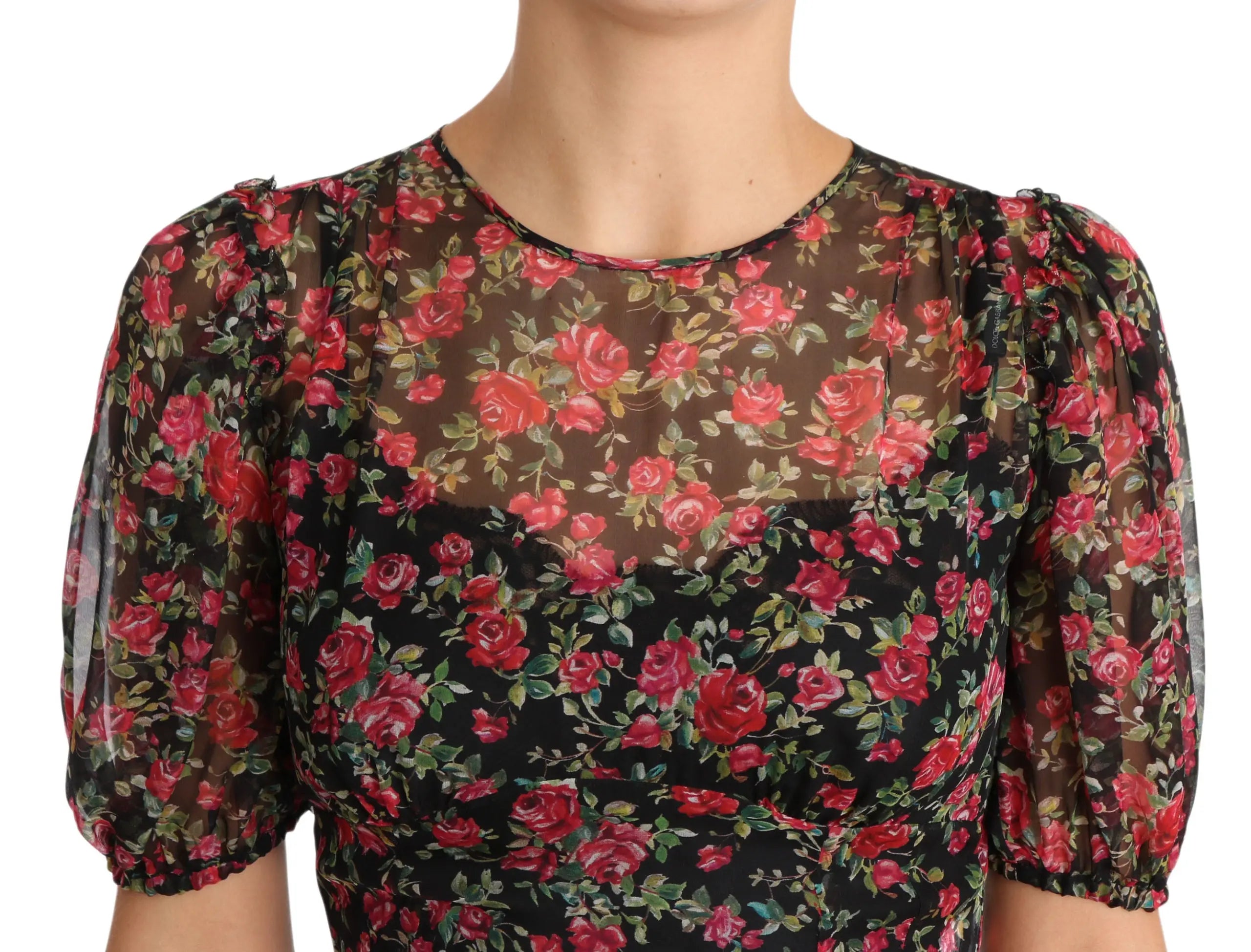 Robe Dolce & Gabbana A-Line noire Dolce & Gabbana
