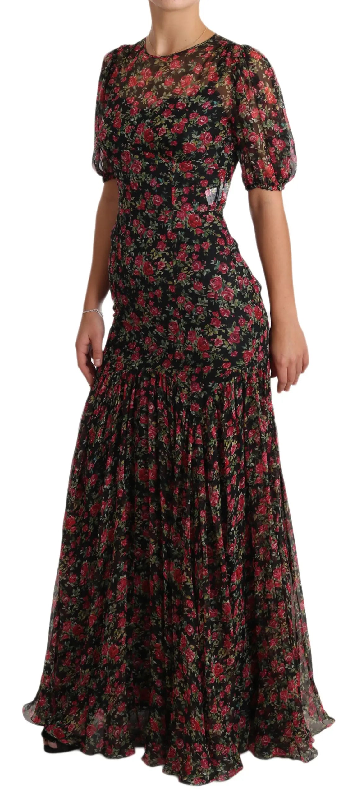 Robe Dolce & Gabbana A-Line noire Dolce & Gabbana