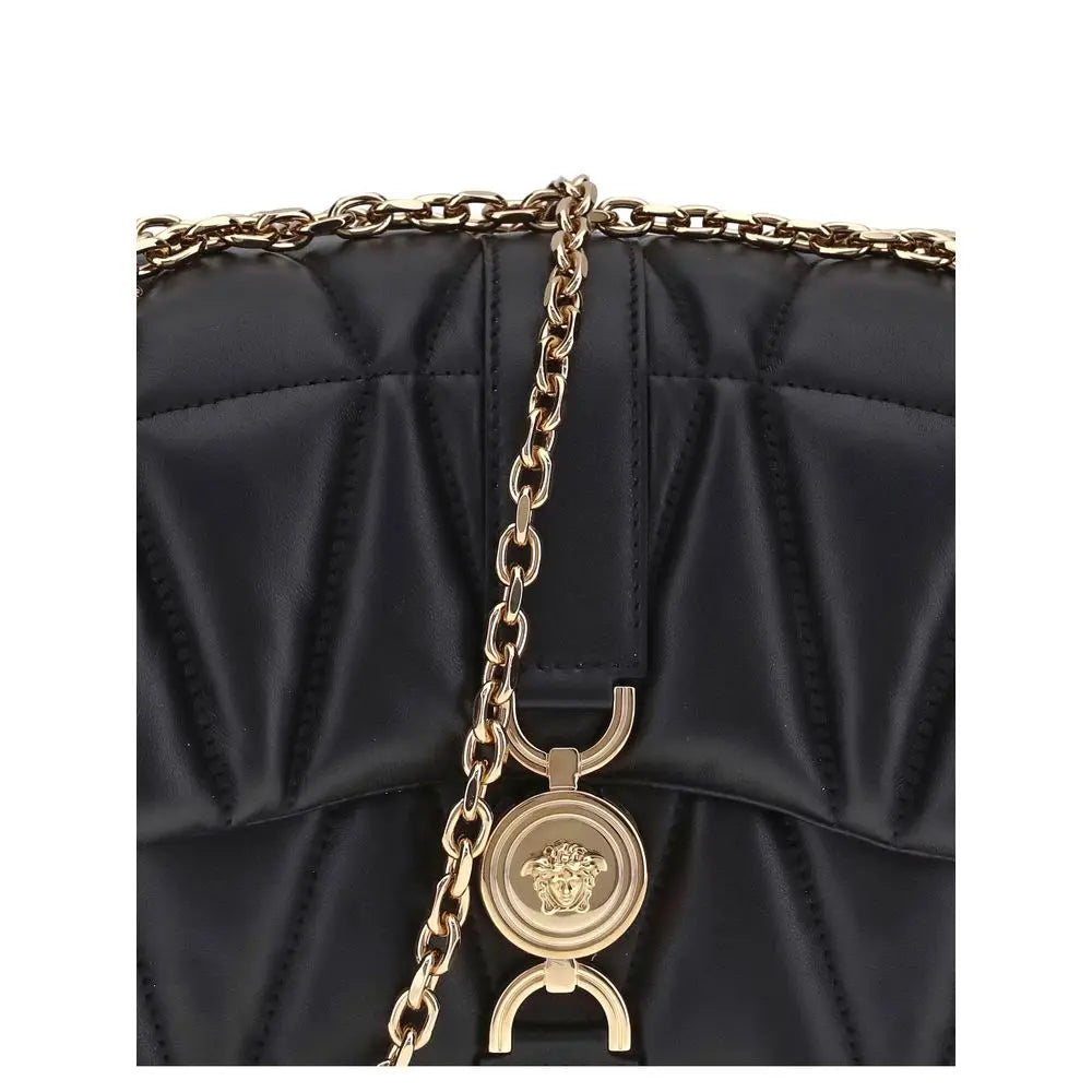 Sac à épaule Versace Kleio noir Versace