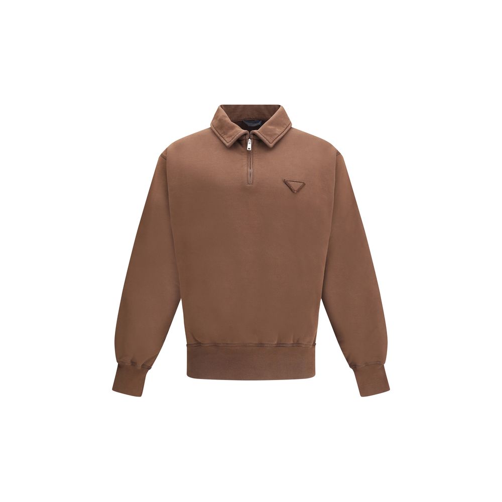Sweatshirt Prada polo noir