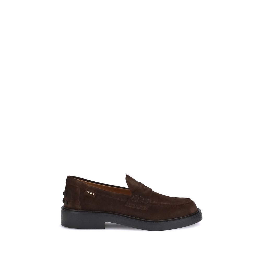 Loafers Tod's en daim beige