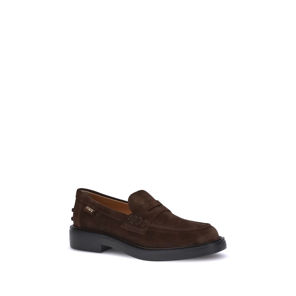 Loafers Tod's en daim beige