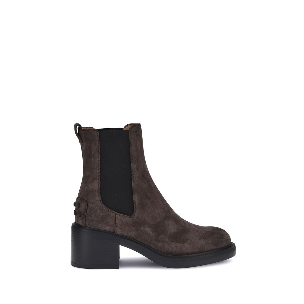 Bottines Tod's en daim brunes