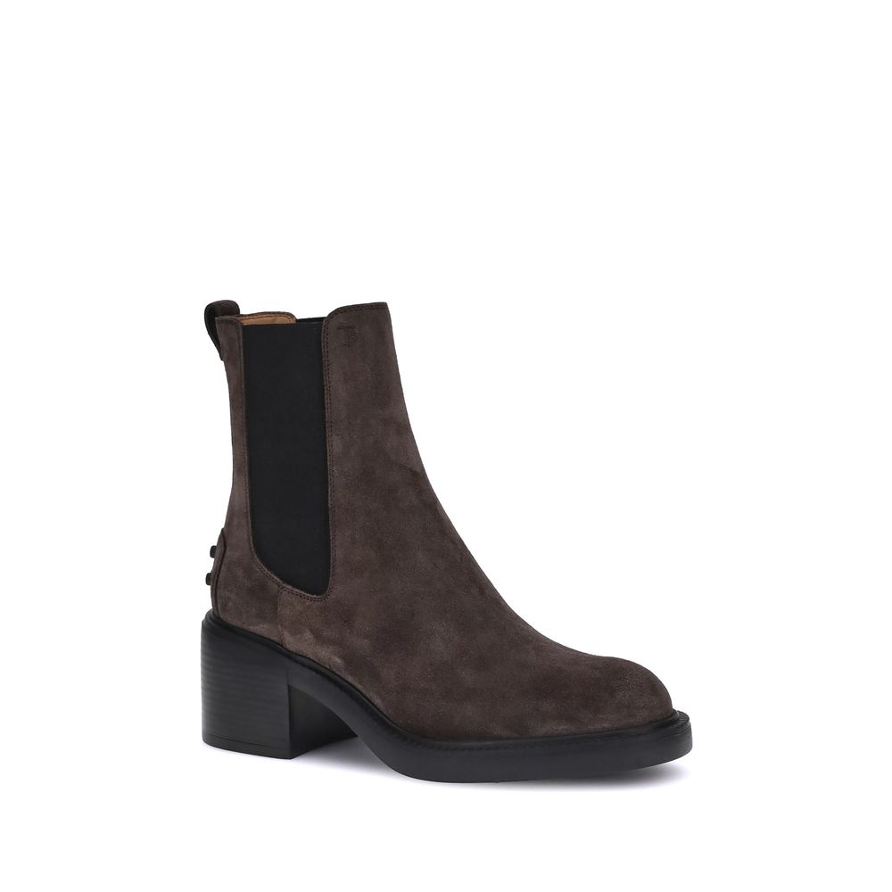 Bottines Tod's en daim brunes