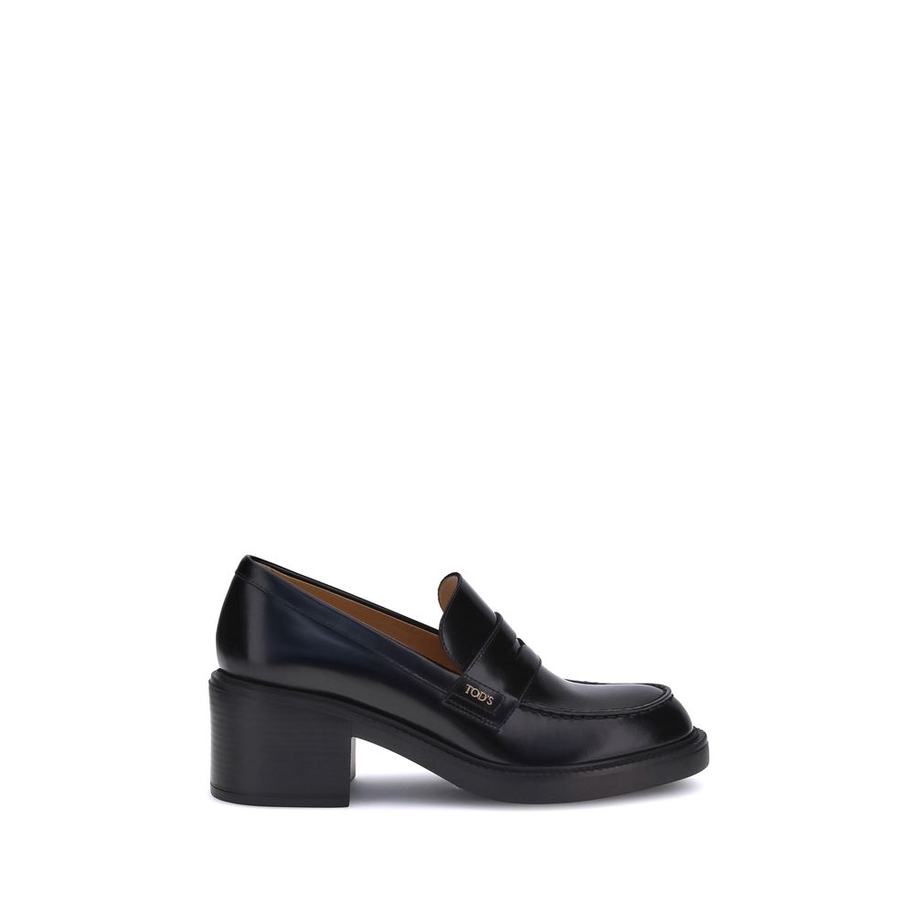 Mocassins Tod’s Leather Loafers noirs