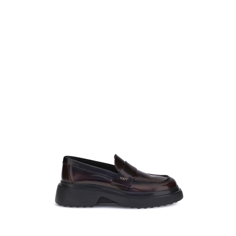 Loafers Tod’s en cuir verni noirs