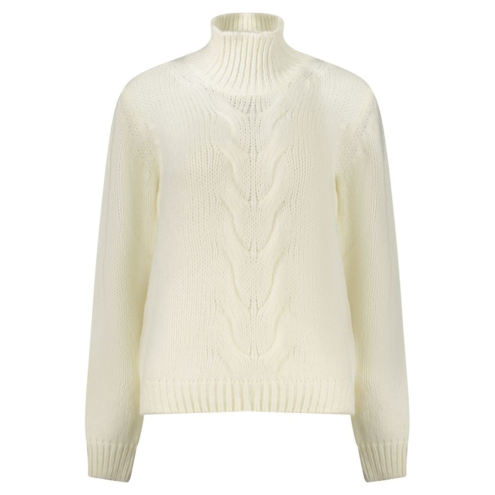 Pull K-WAY Col montant blanc