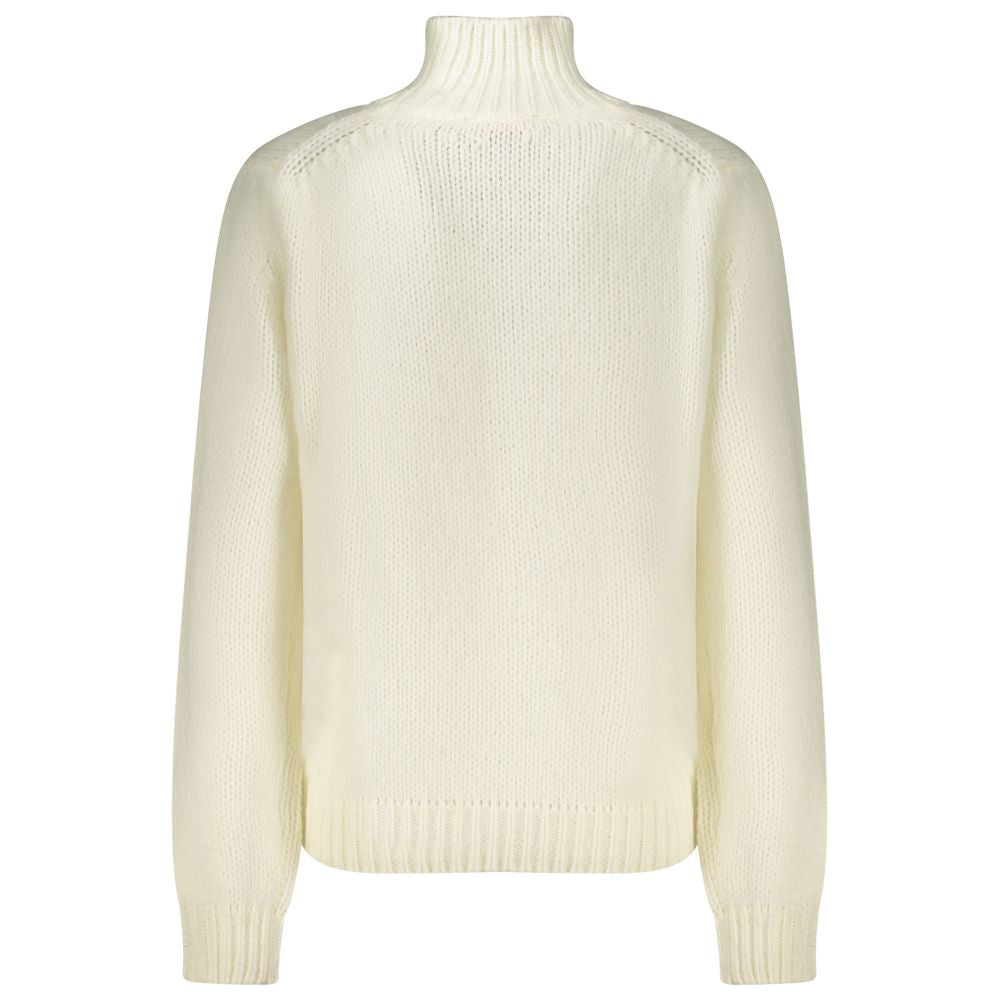 Pull K-WAY Col montant blanc