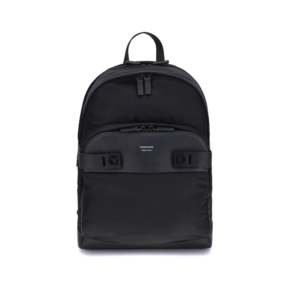 Sac à dos Ferragamo nylon noir