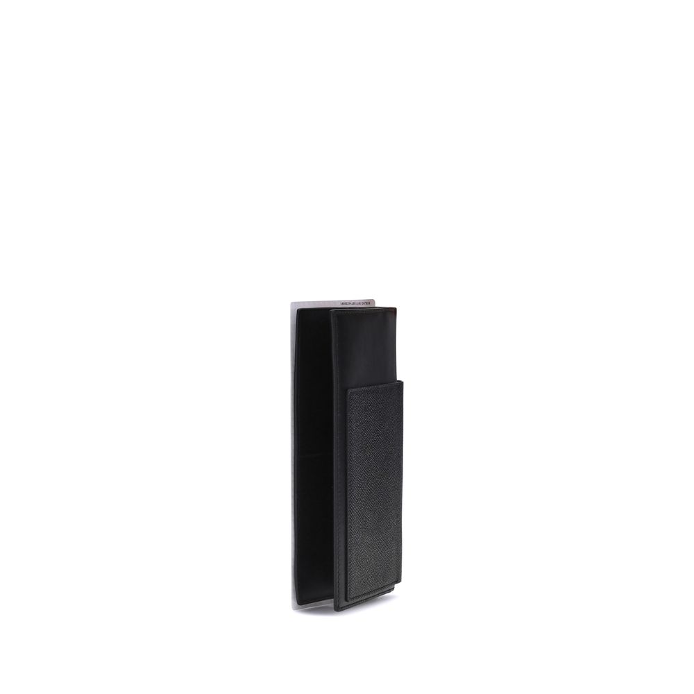 Portefeuille Balenciaga trompe-l’œil noir