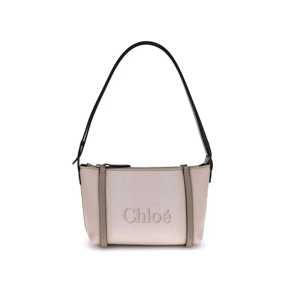 Sac porté épaule Chloé Carry beige Chloé