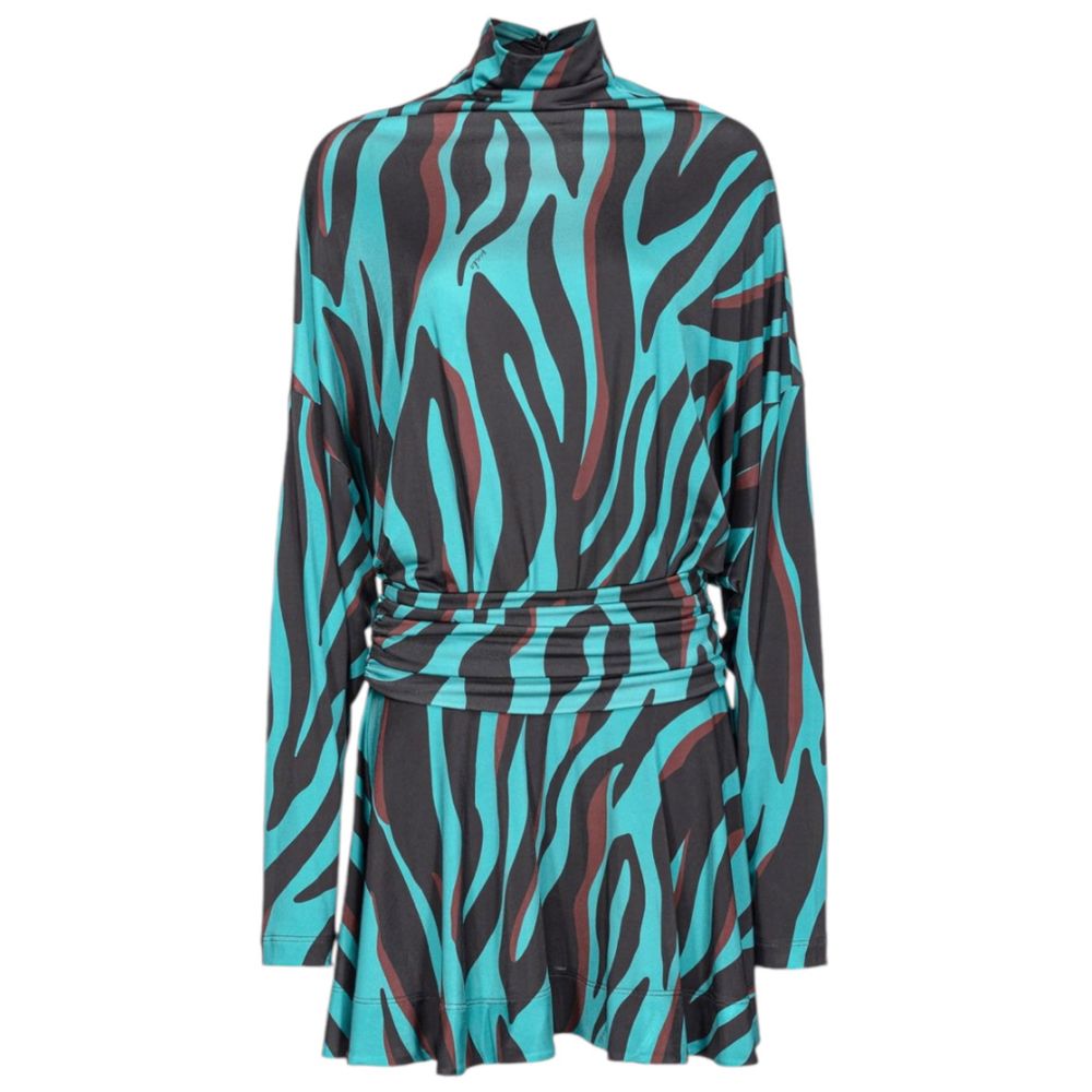 Minidress Pinko à rayures vertes