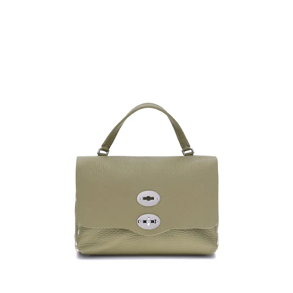 Sac à bandoulière Zanellato Postina Centauro en cuir noir Zanellato