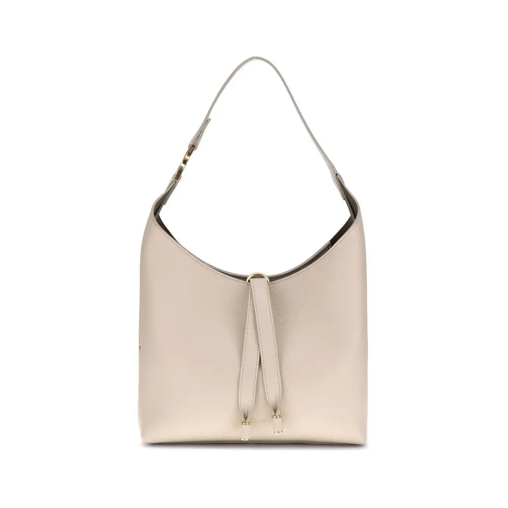 Sac Chloé Marcie en cuir marron Chloé