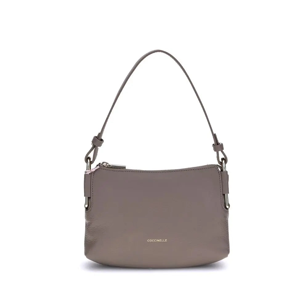 Sac épaule Coccinelle Rebekka beige Coccinelle