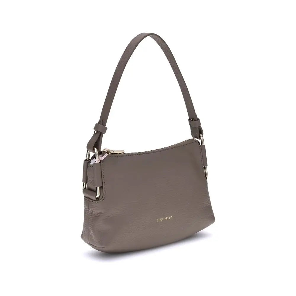 Sac épaule Coccinelle Rebekka beige Coccinelle