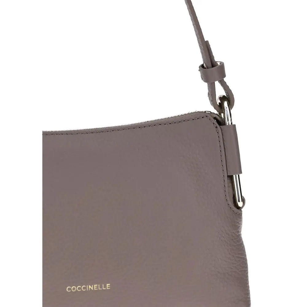 Sac épaule Coccinelle Rebekka beige Coccinelle