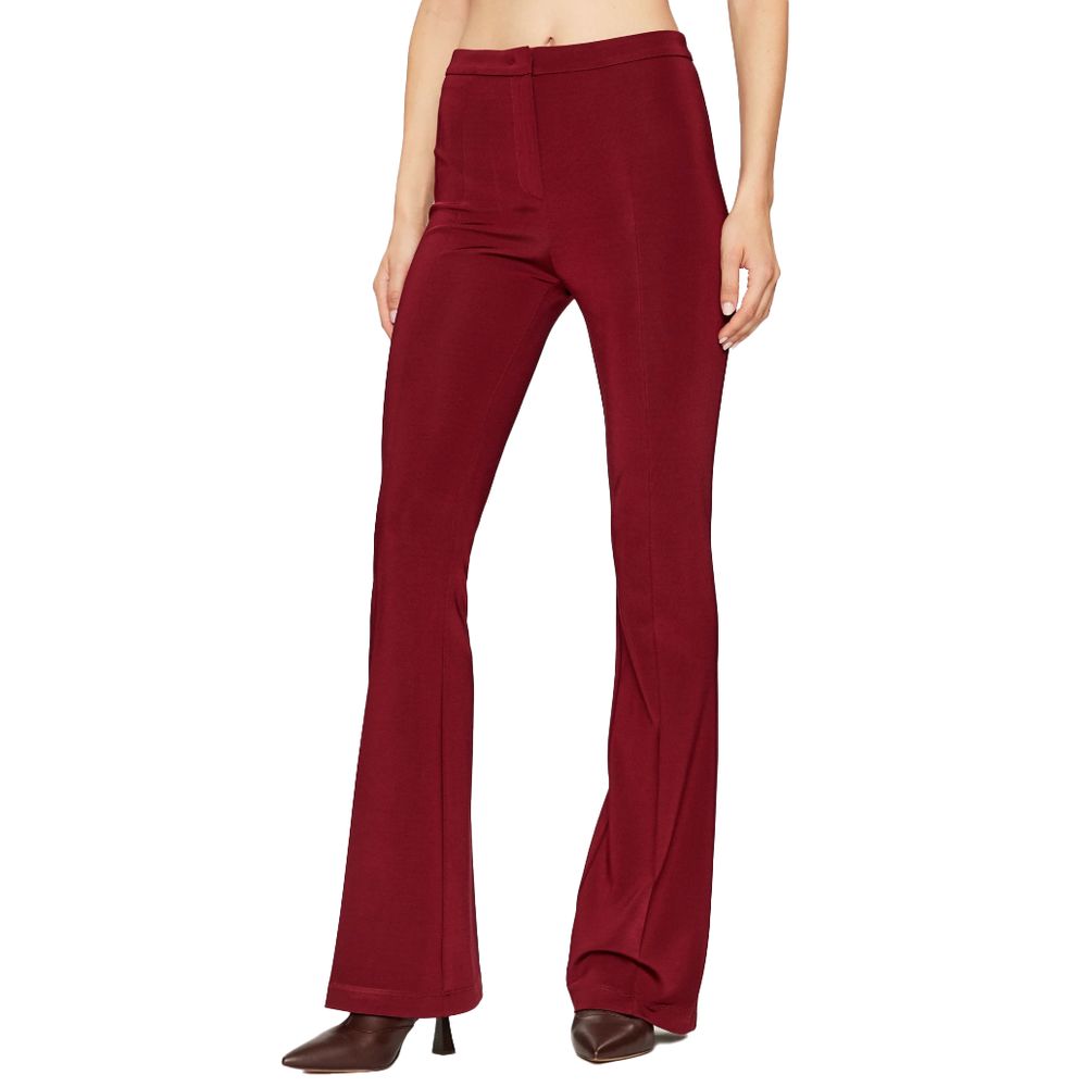 Pantalon Pinko fluide rouge