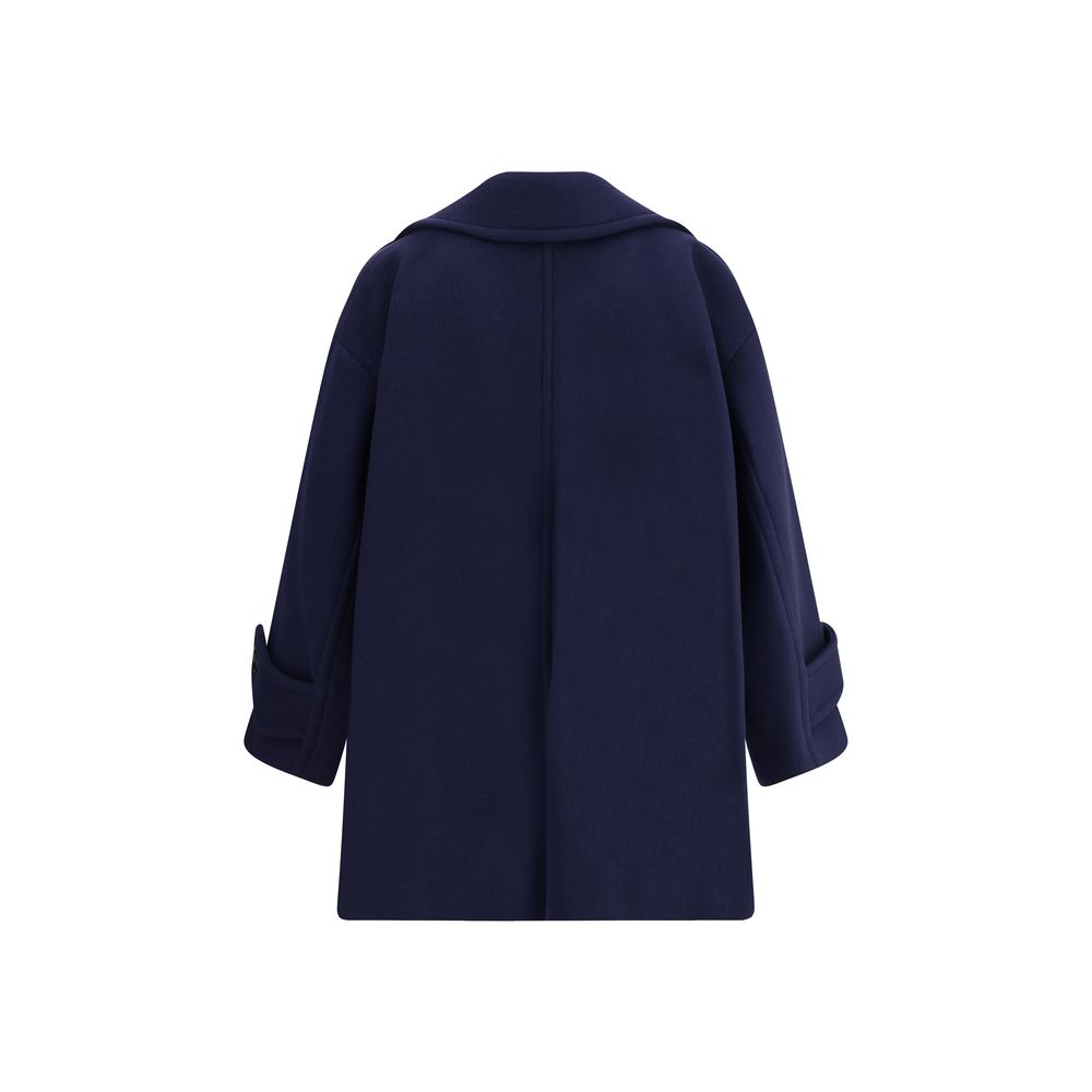 Manteau Chloé oversized en laine beige