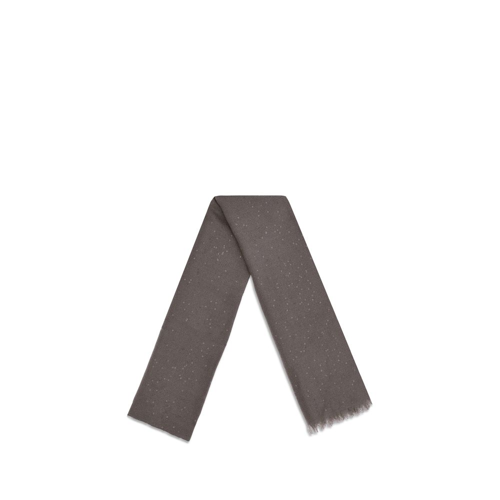 Écharpe Brunello Cucinelli à sequins noires