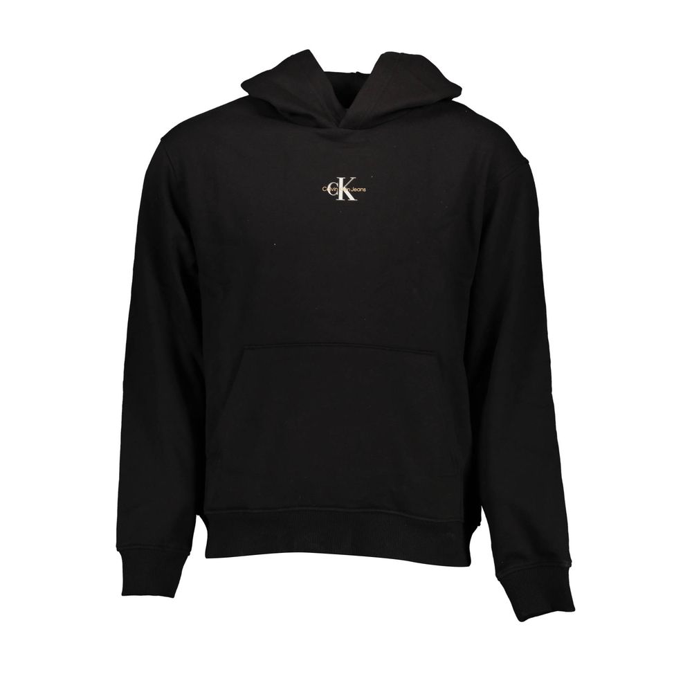Sweatshirt noir avec capuche