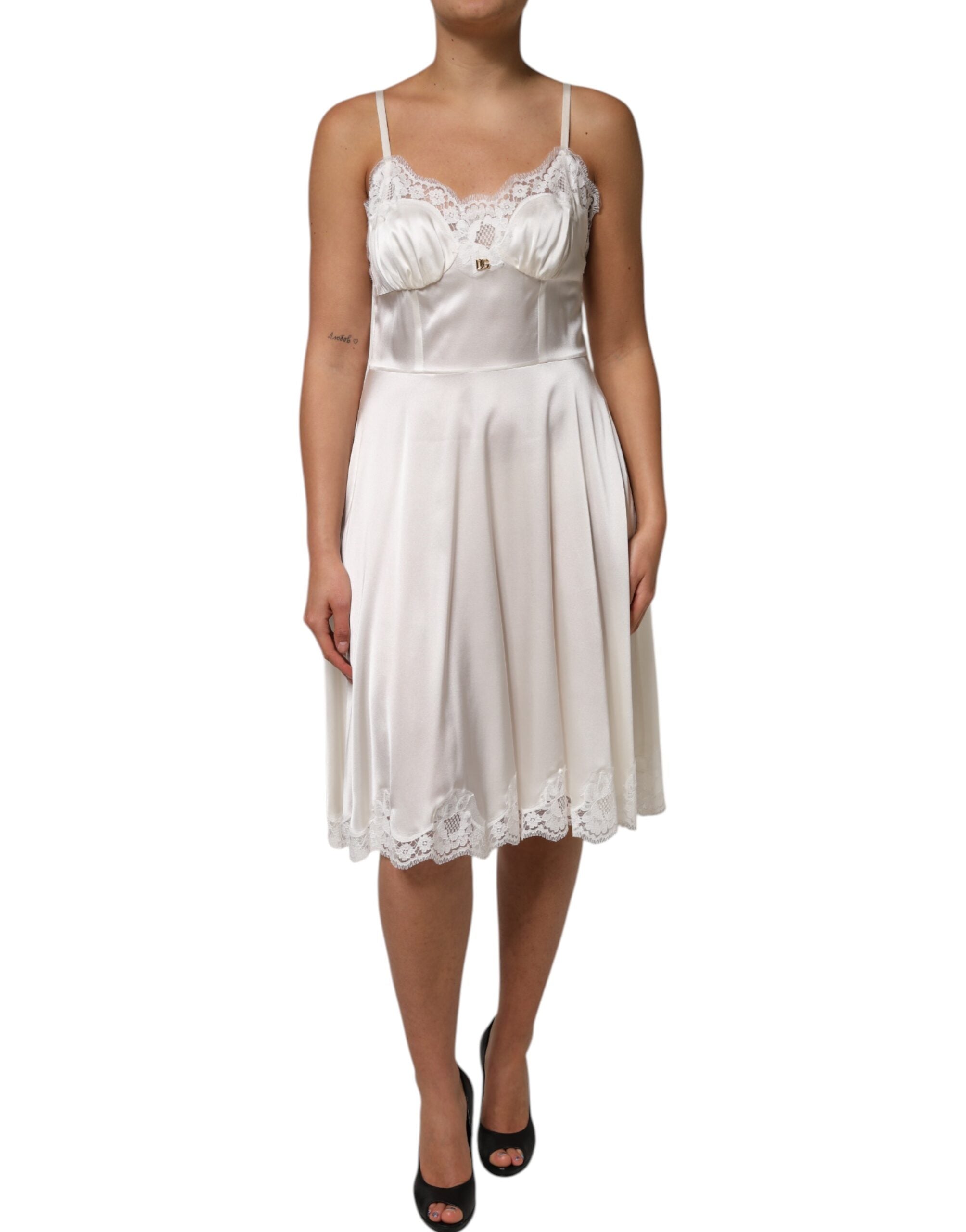 Robe de nuit Dolce & Gabbana blanche