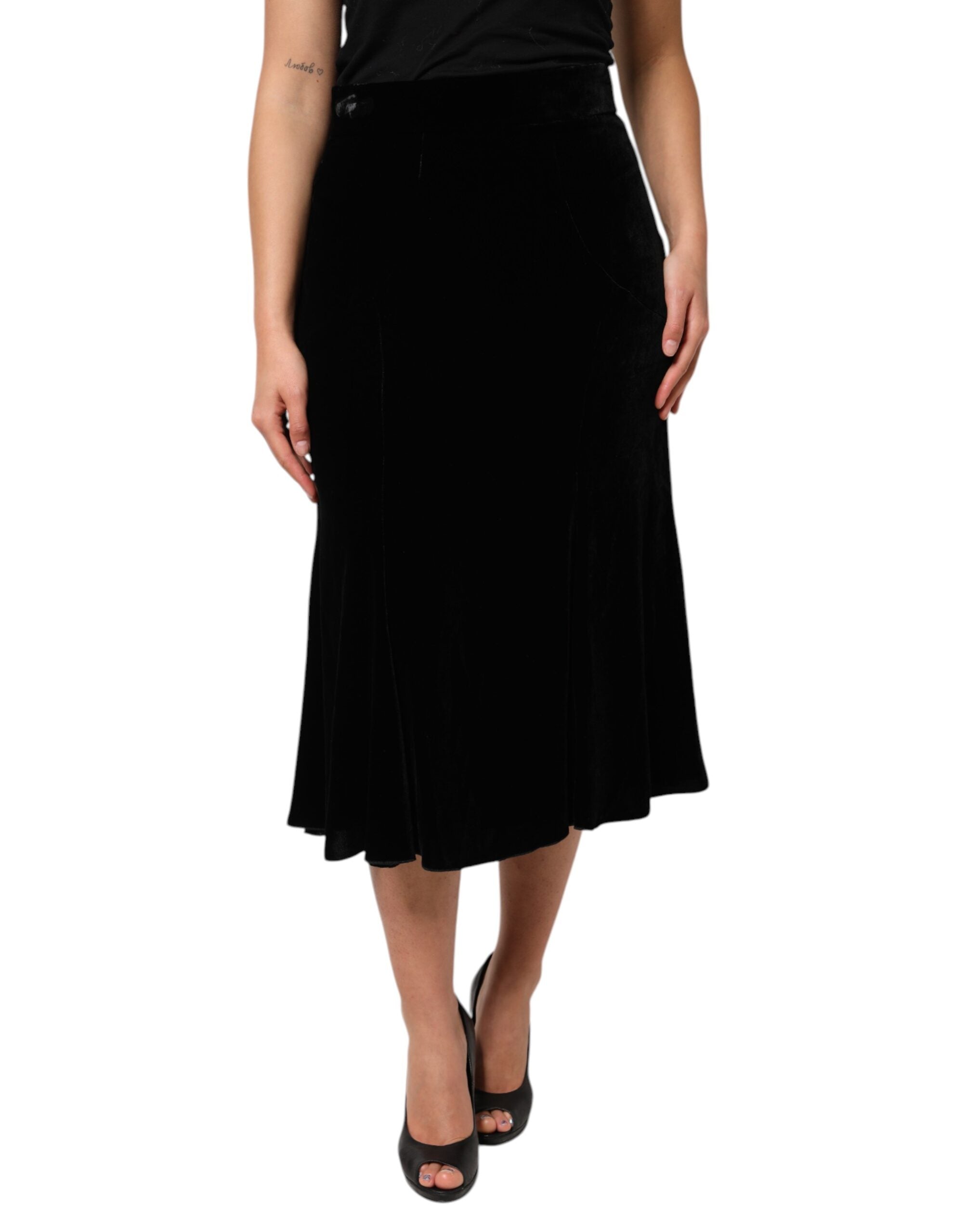 Jupe midi Dolce & Gabbana noire