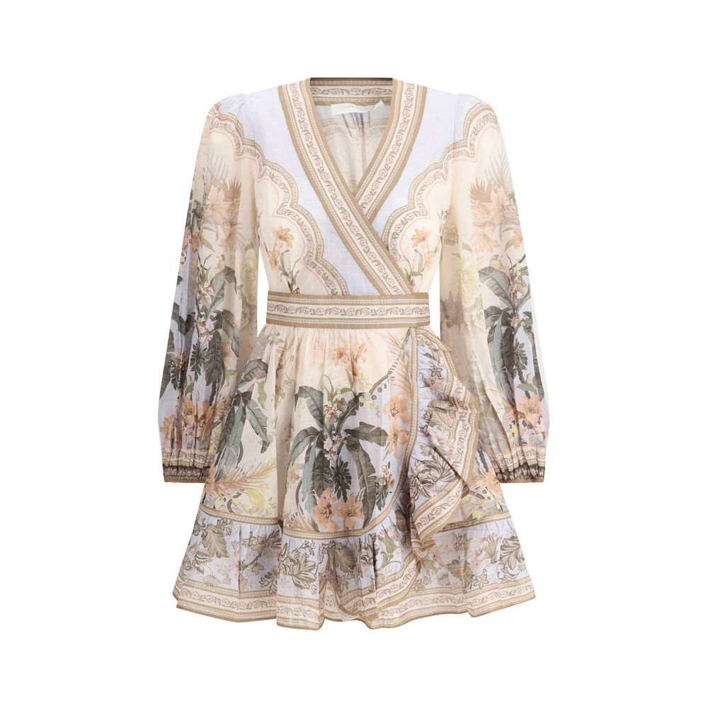 Robe mini Zimmermann Wylie fleurs