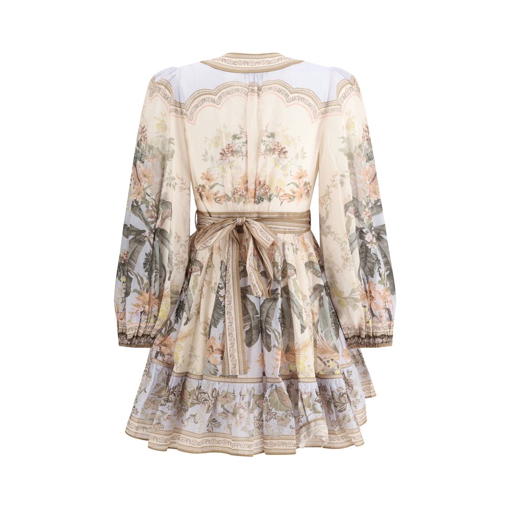 Robe mini Zimmermann Wylie fleurs
