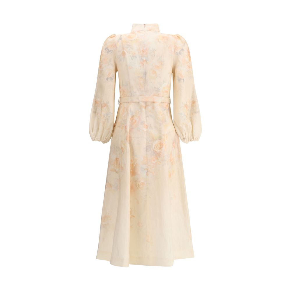 Robe Zimmermann longue fleuri multicolore