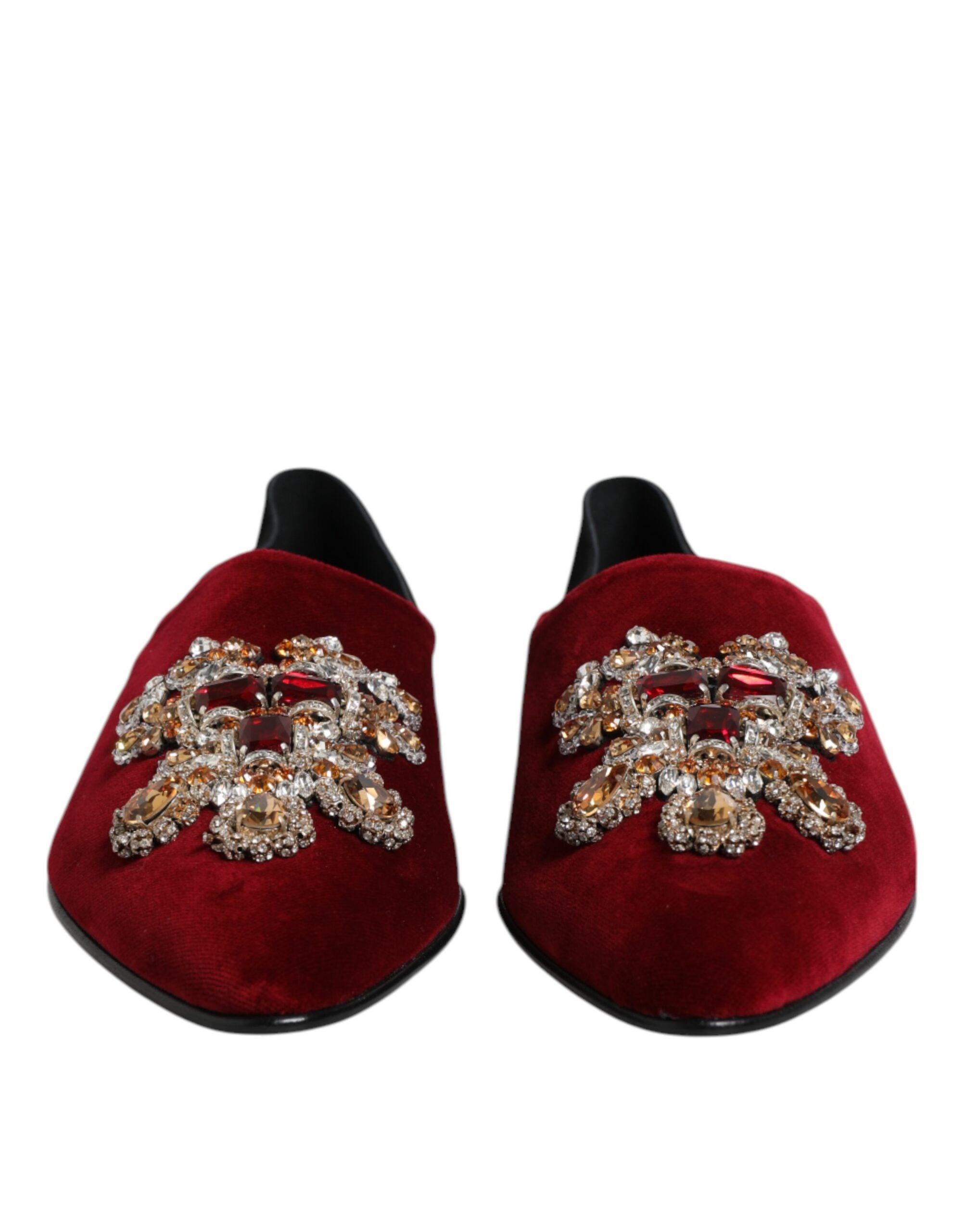Loafers Dolce & Gabbana noirs et rouges