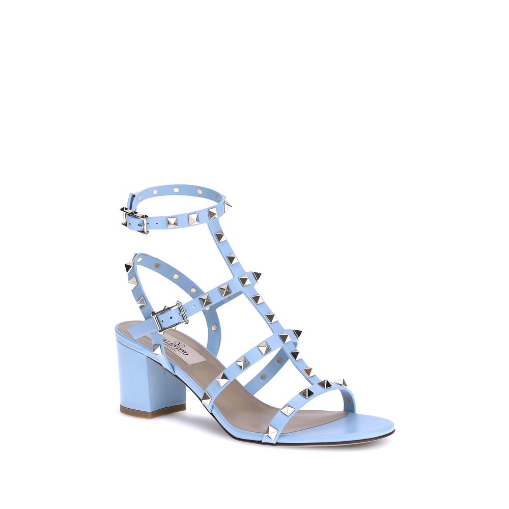 Sandales Valentino Garavani Rockstud beiges